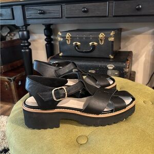 Black Fisherman  Sandal
